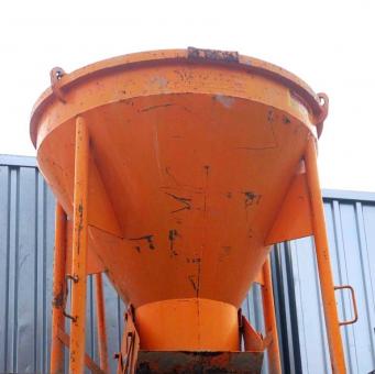 Betonsilo 750 Liter mit Handhebel 