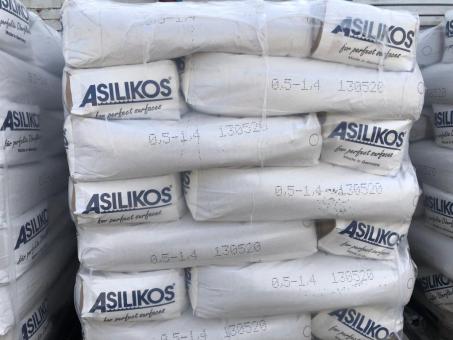 Granulat Asilikos 0.50-1.40mm Schwarz 25kg Sack 