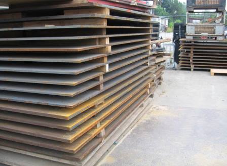 Bodenschutzplatte- Stahl 3,00m x 2,00m x 18mm 864kg 