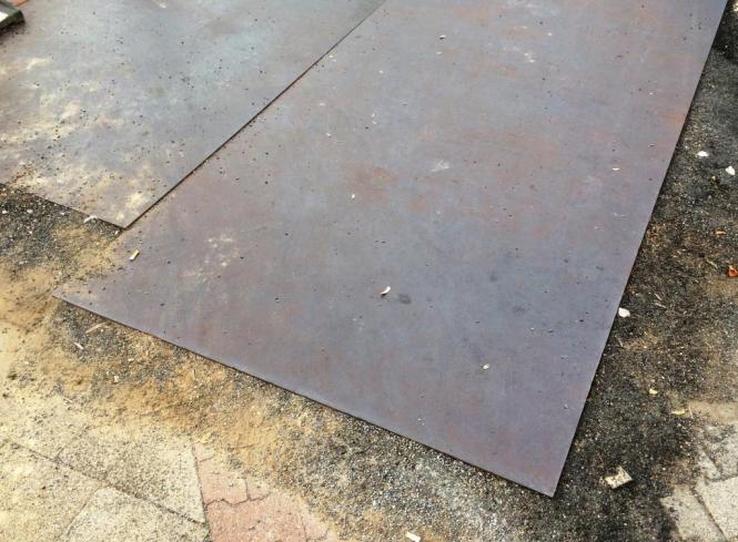 Lastverteilerplatten-Stahl 2.77 x  1.51m 