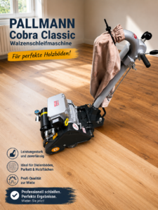 PALLMANN Cobra Classic Parkettschleifmaschine mieten in Düsseldorf bei VIPA-Rent