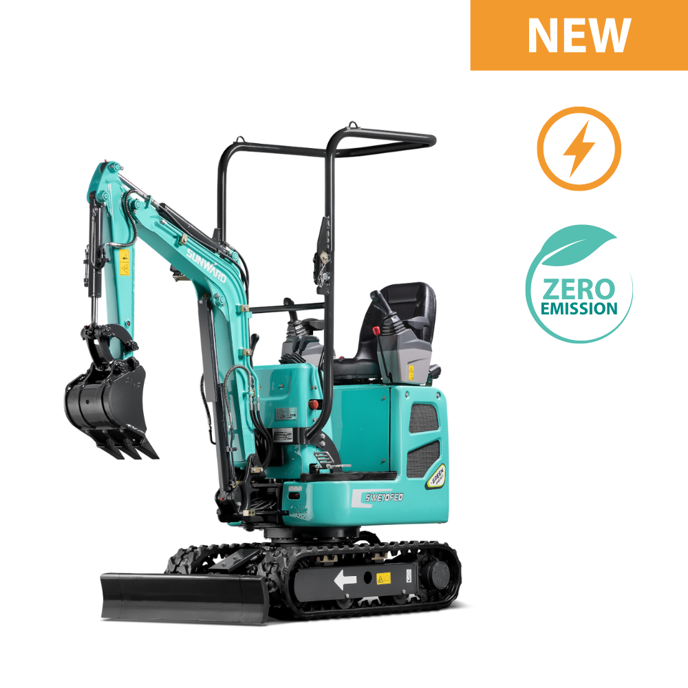 Sunward SWE 10FE Elektro Minibagger Sunward SWE 10FE Elektro Minibagger 1 Tonne kaufen Düsseldorf